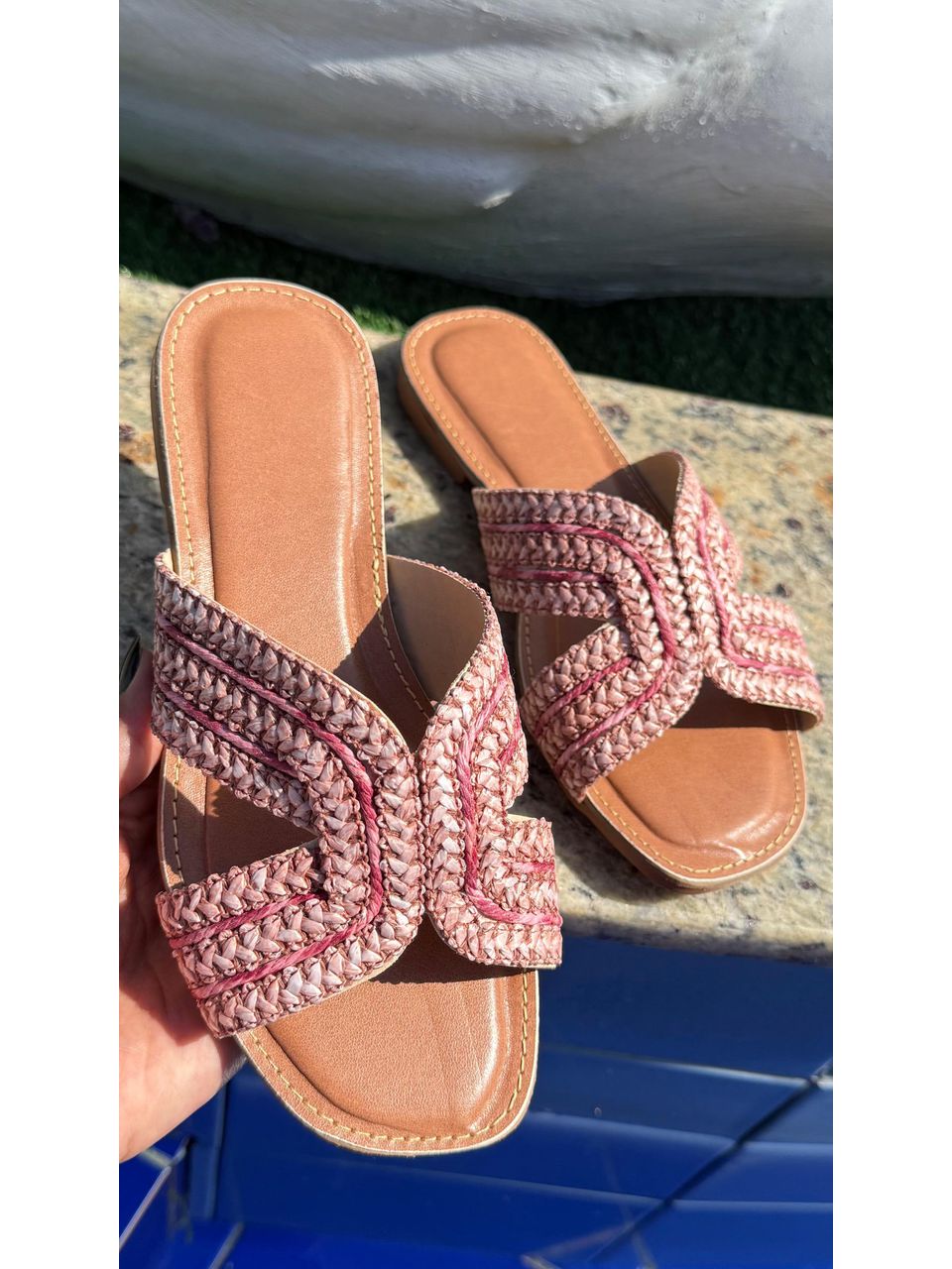 Rasteira Encanto Vermelho - ELL PASSOS CALÇADOS