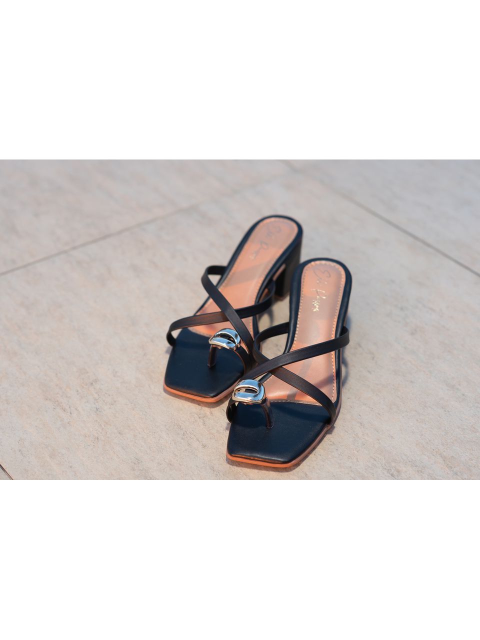  SALTO GRÉCIA BLOCO C/ENFEITE - PRETO - ELL PASSOS CALÇADOS