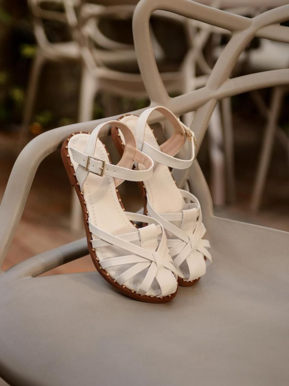 Rasteira Molize Off White - ELL PASSOS CALÇADOS