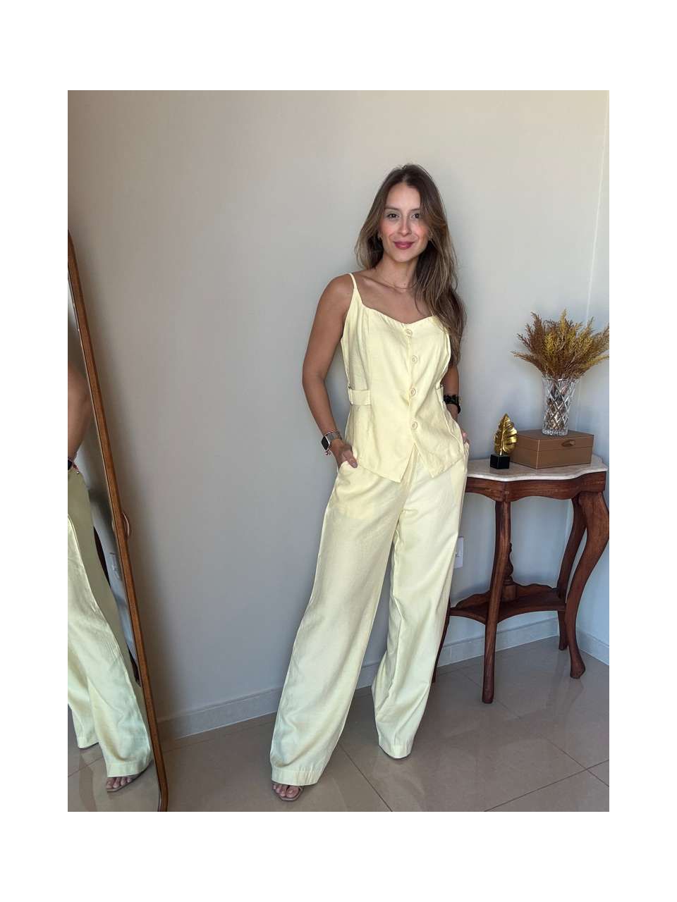 Conjunto Mel Amarelo - Empório Leal