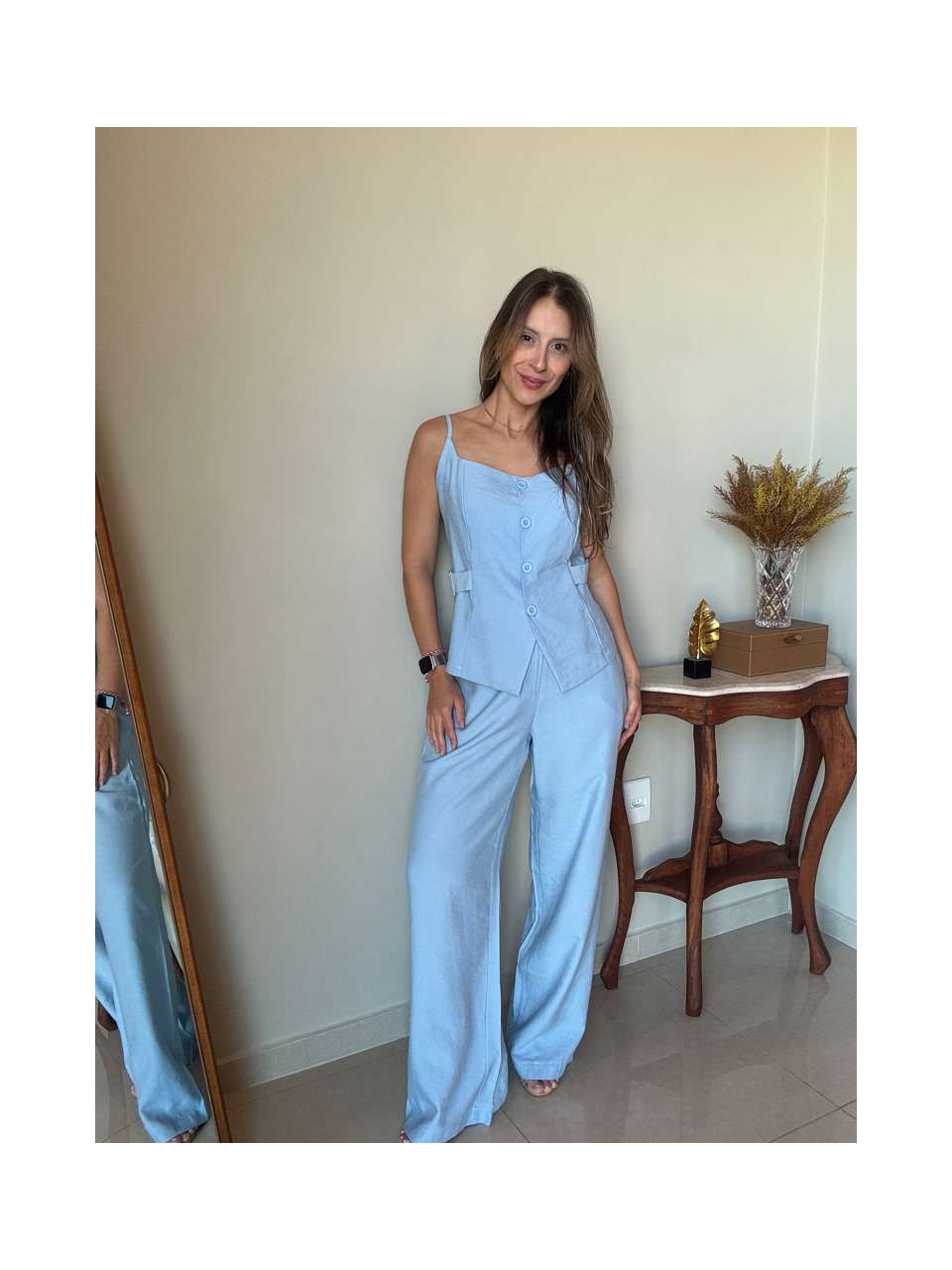 Conjunto Mel Azul - Empório Leal