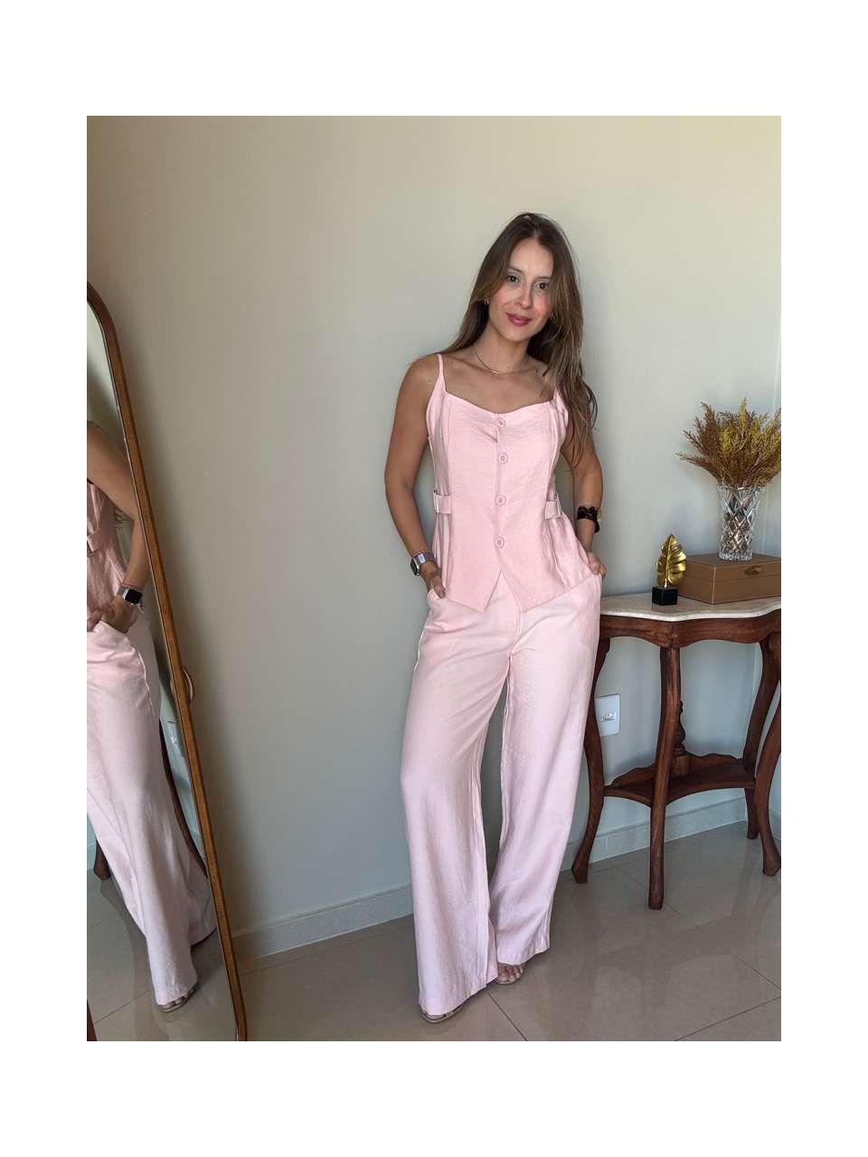 Conjunto Mel Rosa - Empório Leal