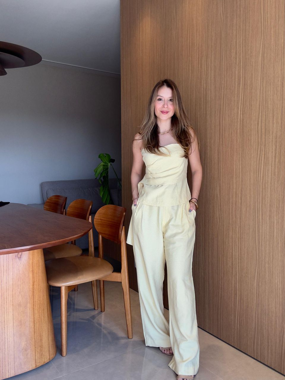 Conjunto Milão Amarelo Manteiga - Empório Leal
