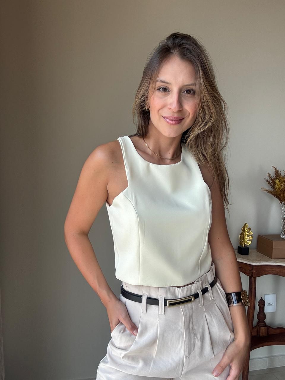 Blusa Victoria Amarelo Manteiga - Empório Leal