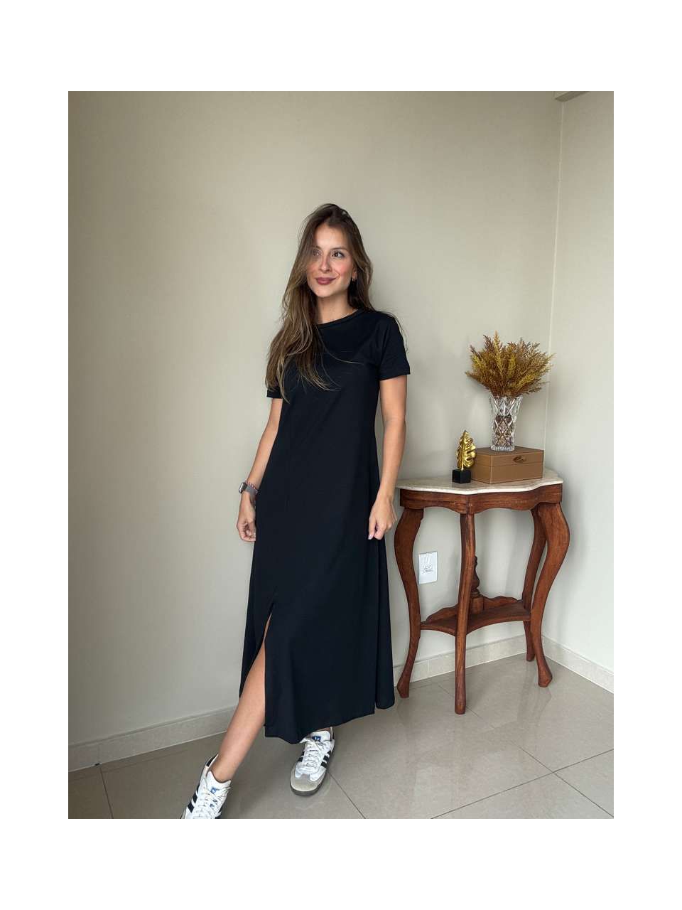 Vestido Claudia Preto - Empório Leal