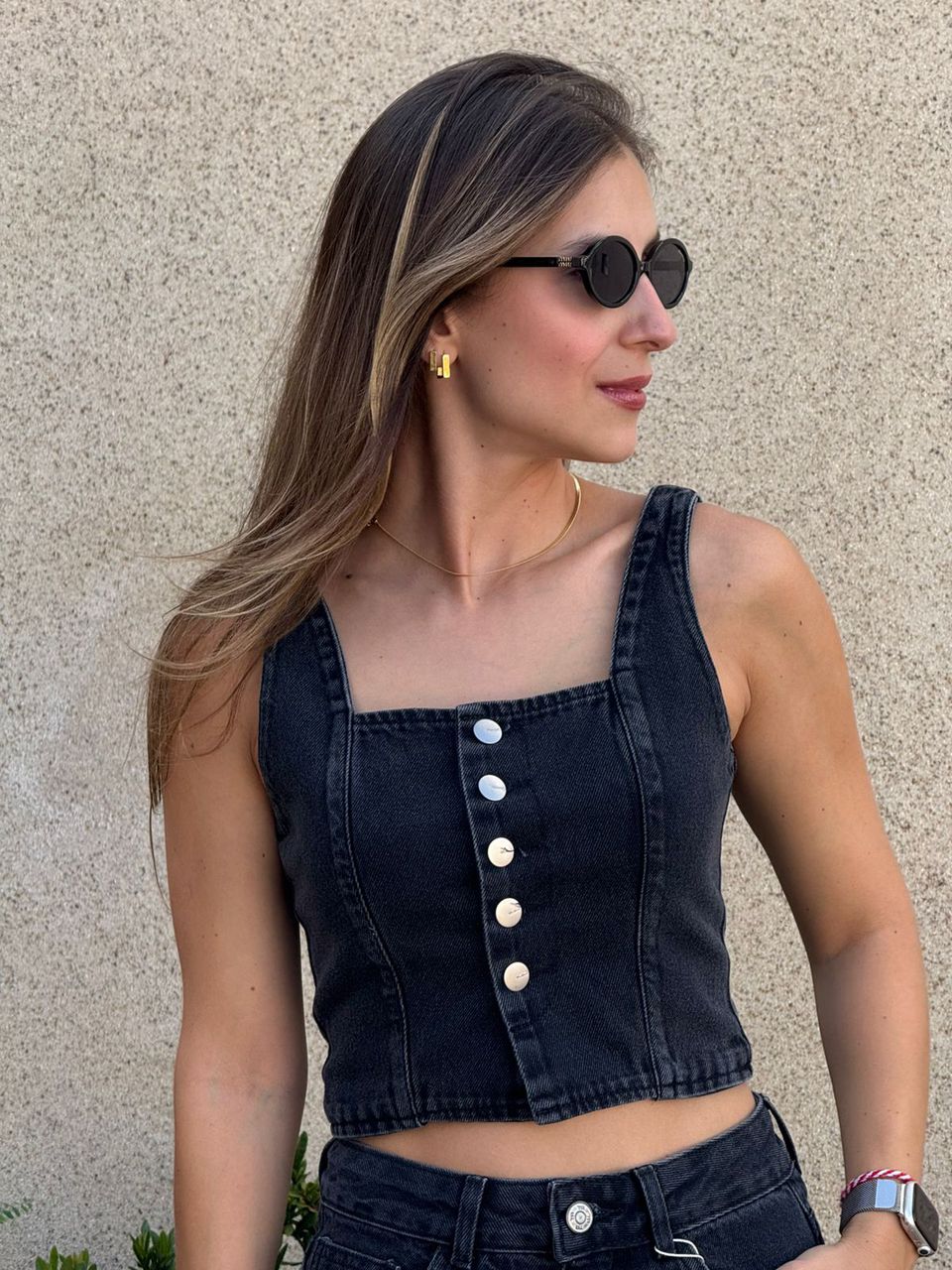 Cropped Celine Black - Empório Leal