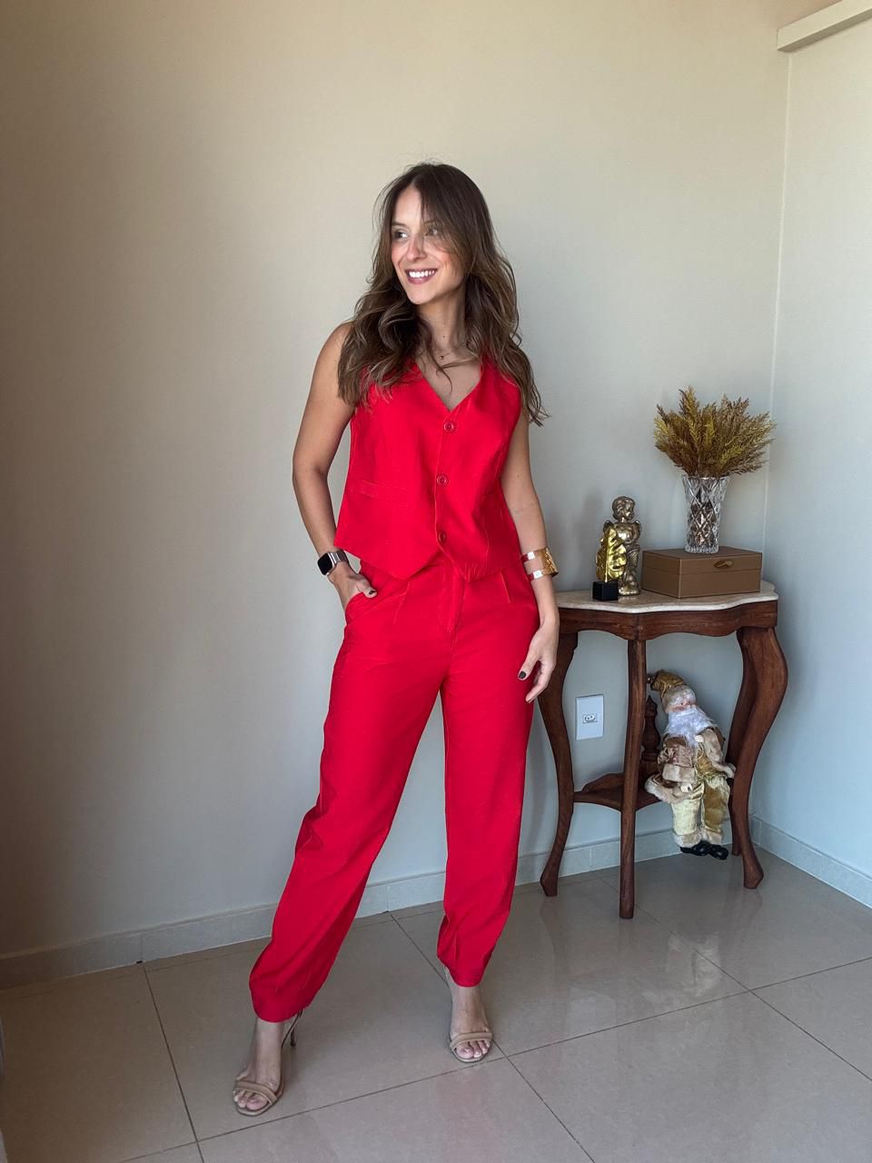 Conjunto Capri Vermelho - Empório Leal