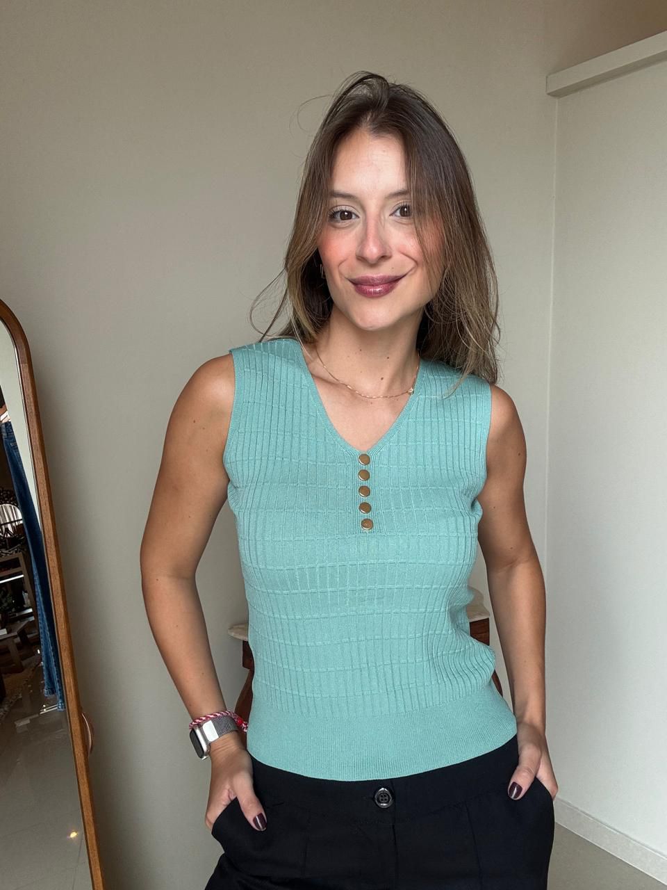 Blusa Modal Verde - Empório Leal