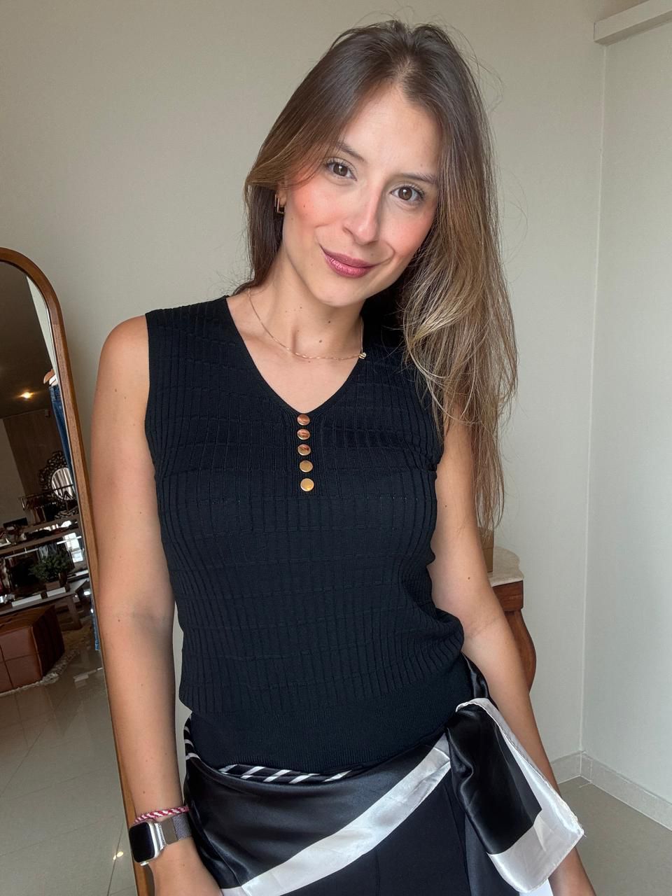 Blusa Modal Preta - Empório Leal