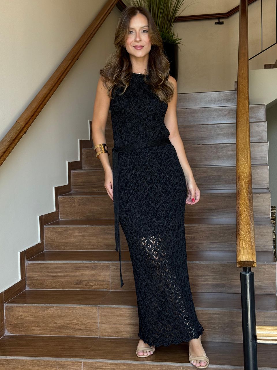 Vestido Preto Lurex - Empório Leal