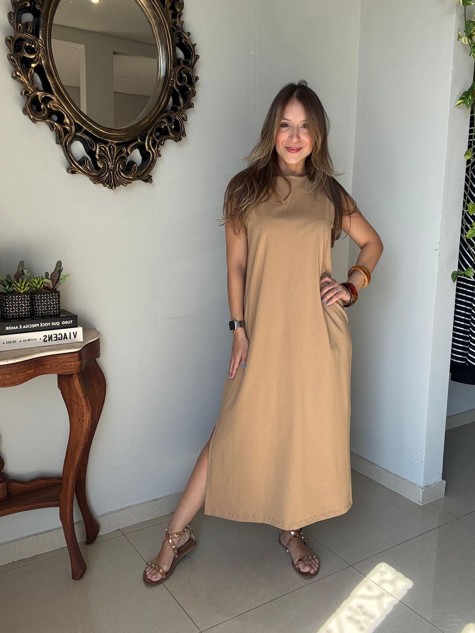 Vestido Melissa Nude - Empório Leal