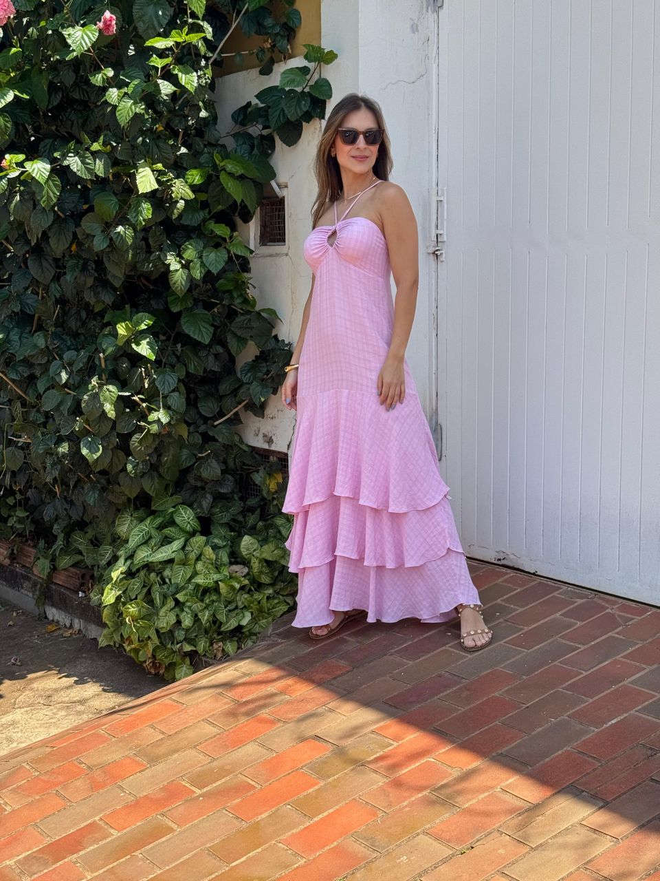 Vestido Luna Rosa - Empório Leal