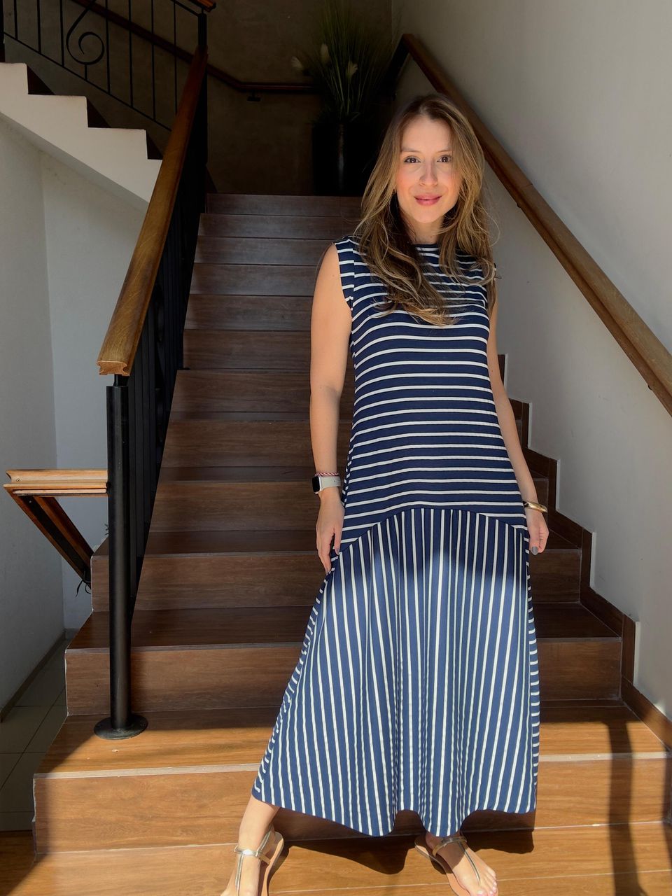 Vestido Ibiza Azul Marinho - Empório Leal