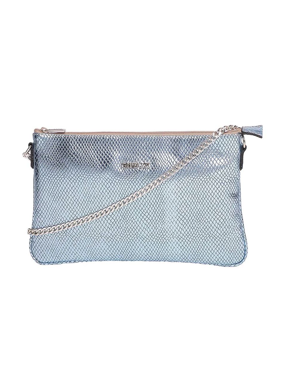 Bolsa Clutch Transversal em Couro Griffazzi Sky