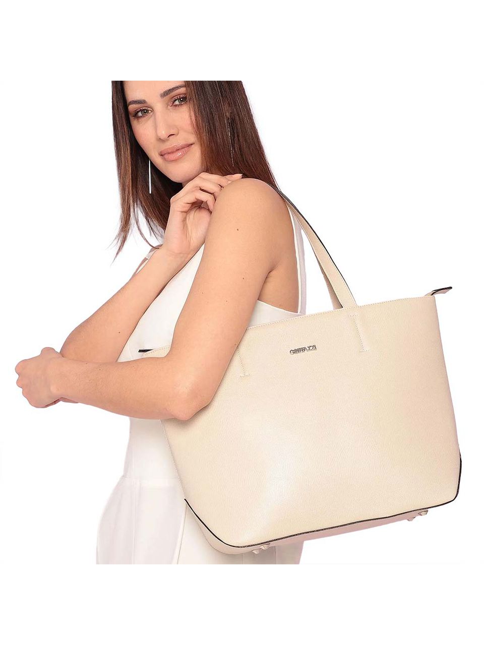 Bolsa de Couro Griffazzi Marfim