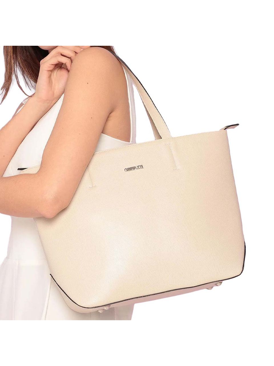 Bolsa de Couro Griffazzi Marfim