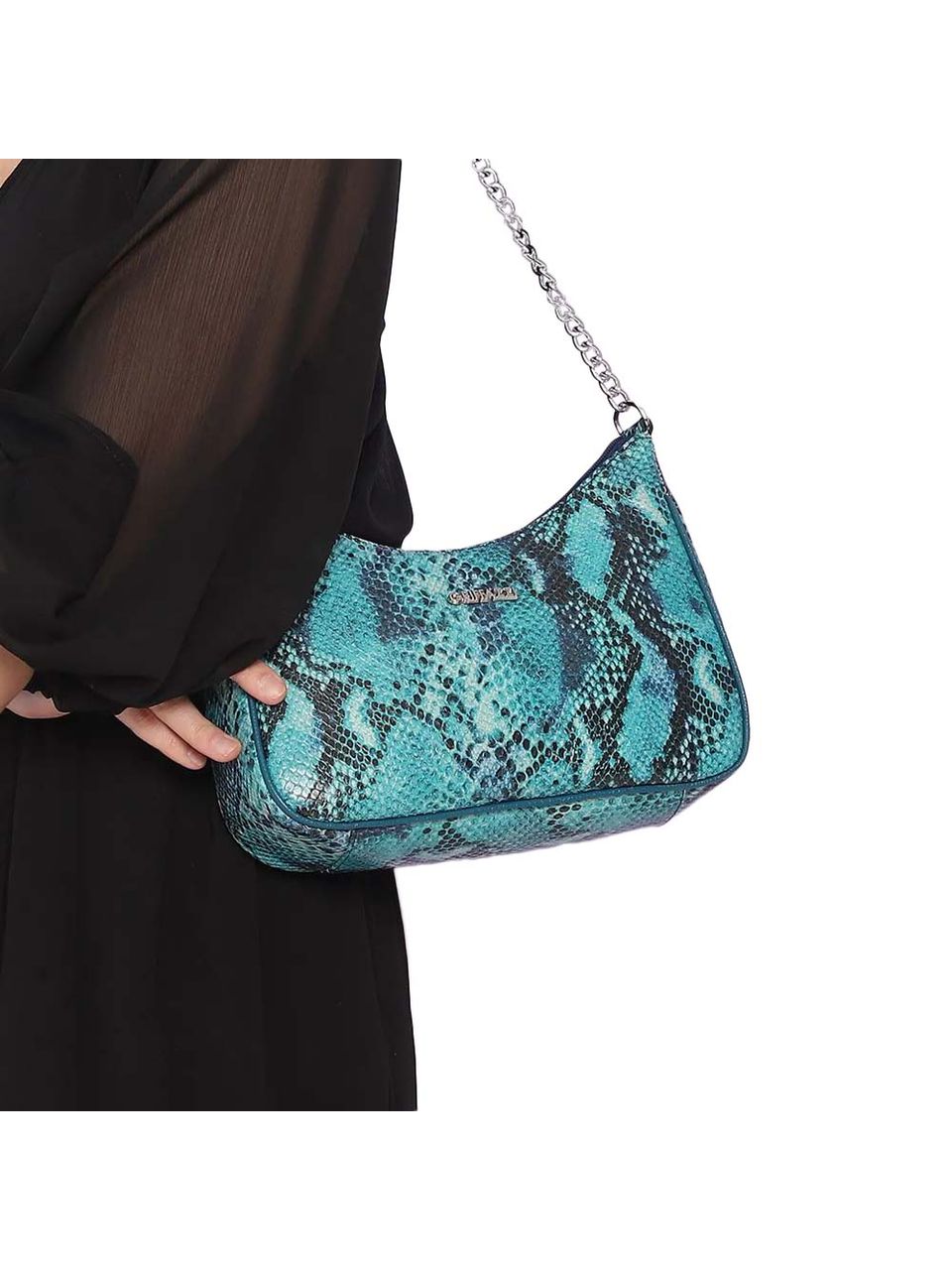 Bolsa de Couro Griffazzi Petrolio