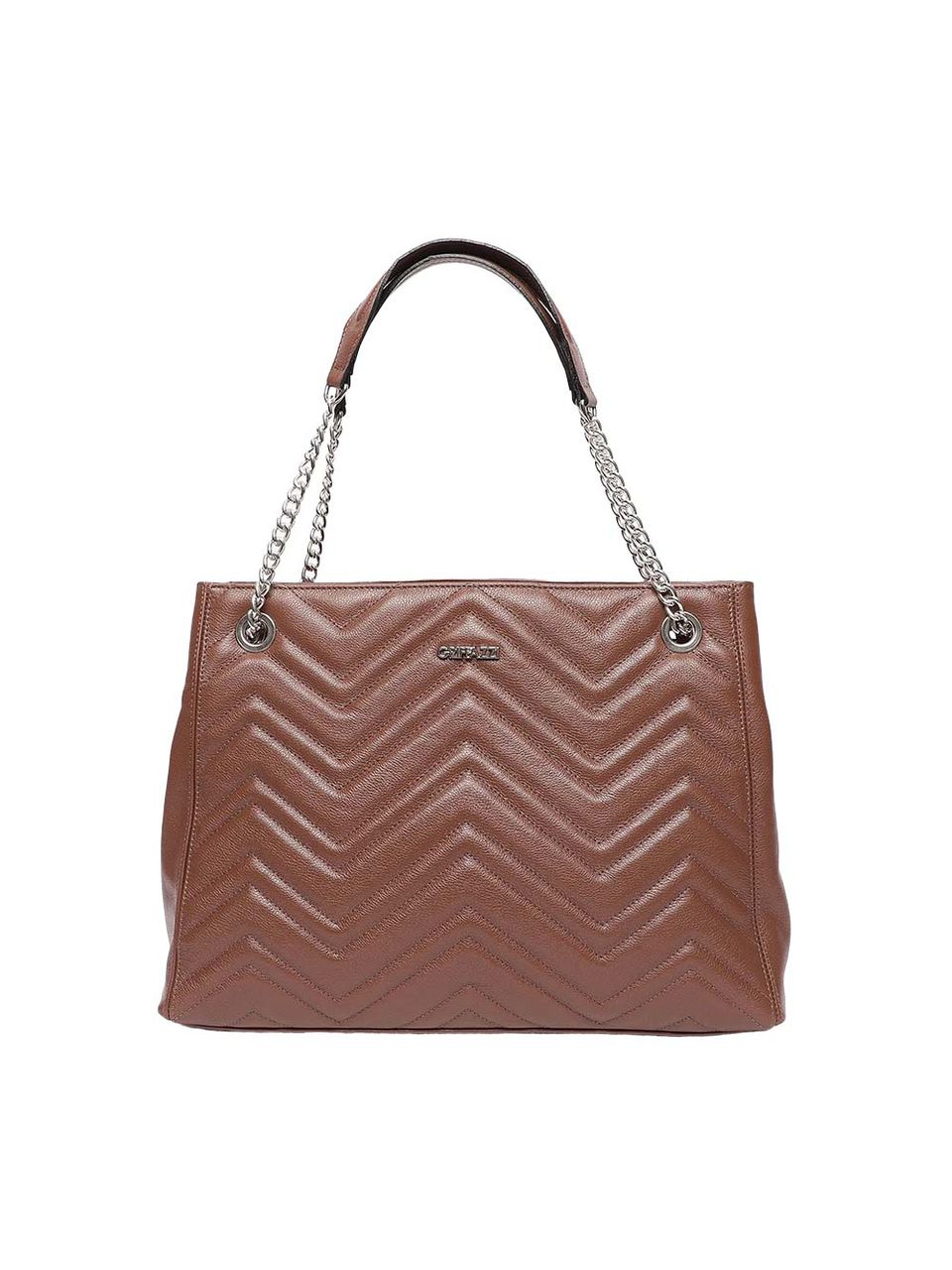 Bolsa Couro Griffazzi Marrom
