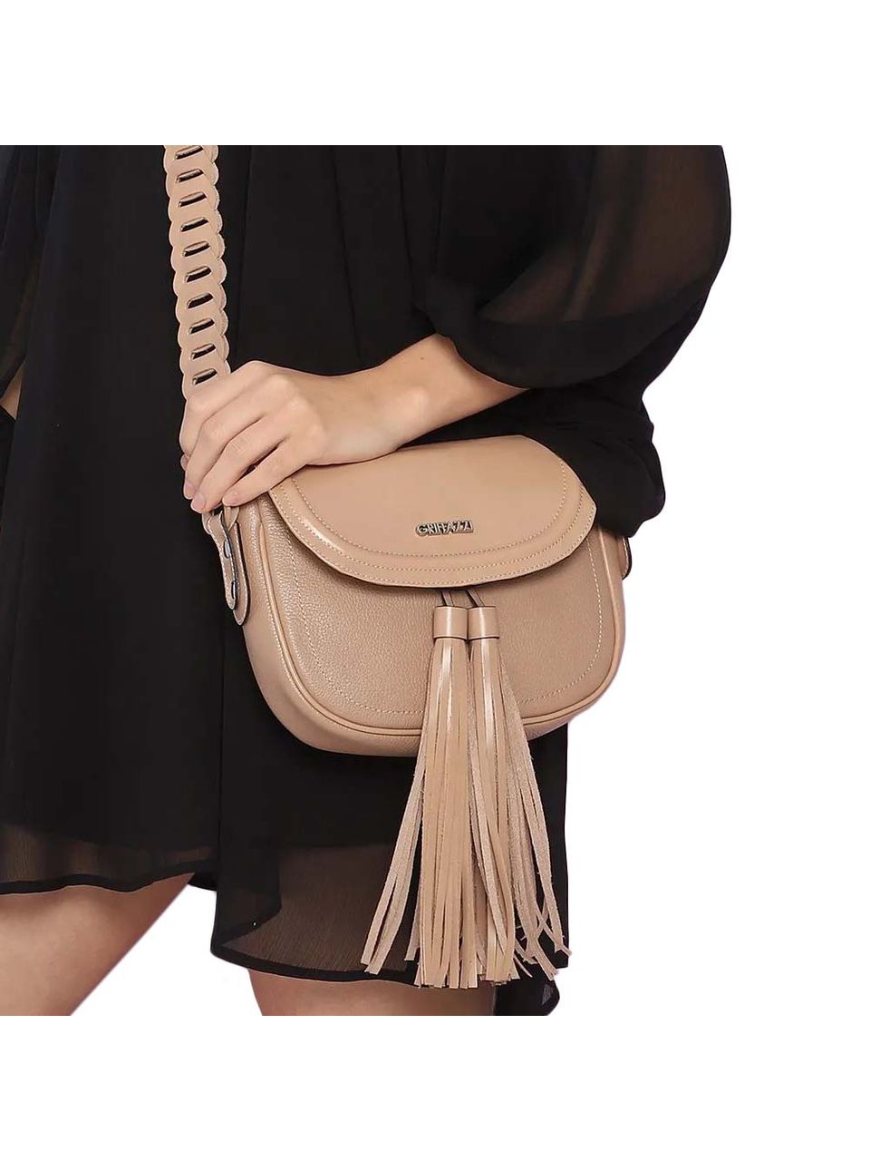 Bolsa de Couro Griffazzi Nude