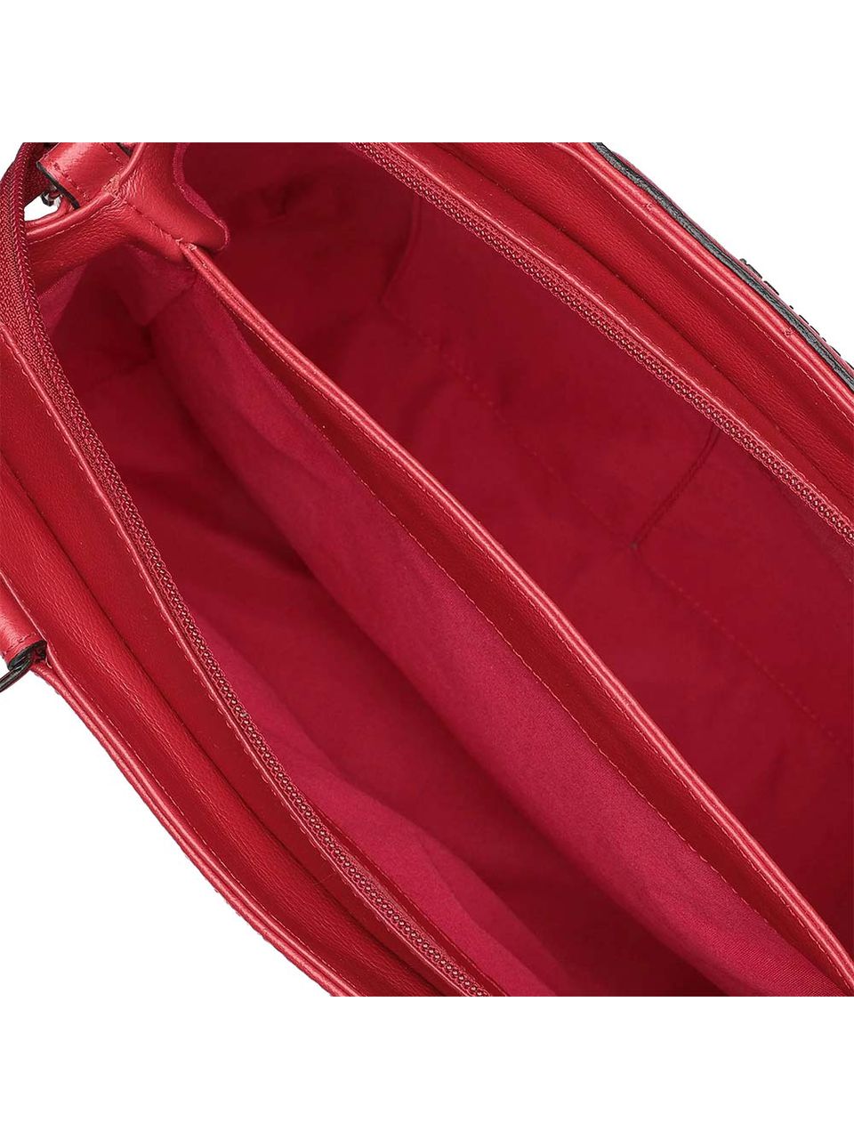 Bolsa Estruturada de Couro Griffazzi Vermelha
