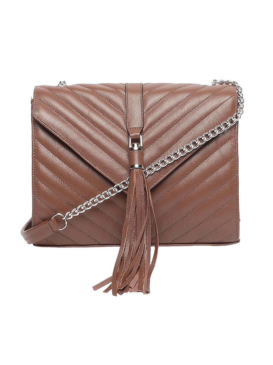 Bolsa de Couro Griffazzi Estruturada Marrom