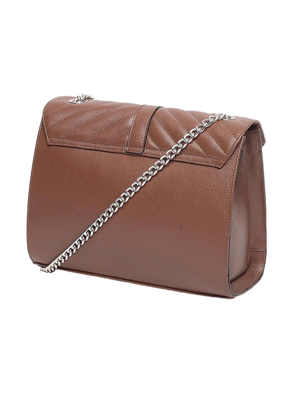 Bolsa de Couro Griffazzi Estruturada Marrom