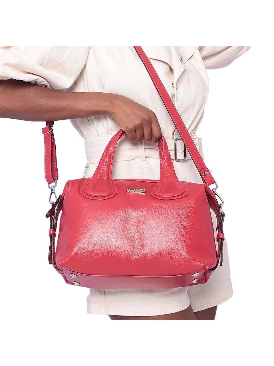 Bolsas Couro Griffazzi Vermelha