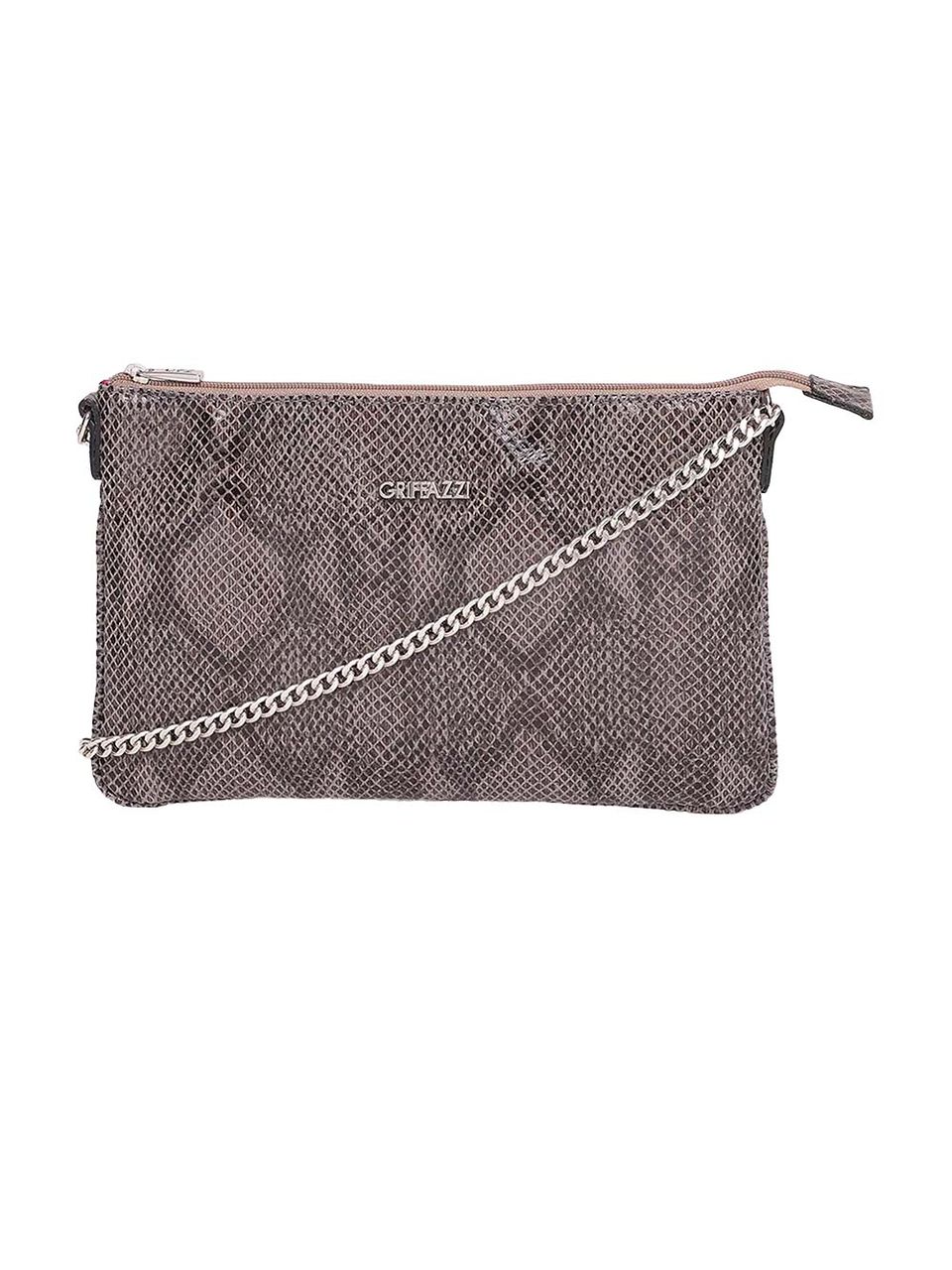 Bolsa Clutch Transversal em Couro Griffazzi Preto