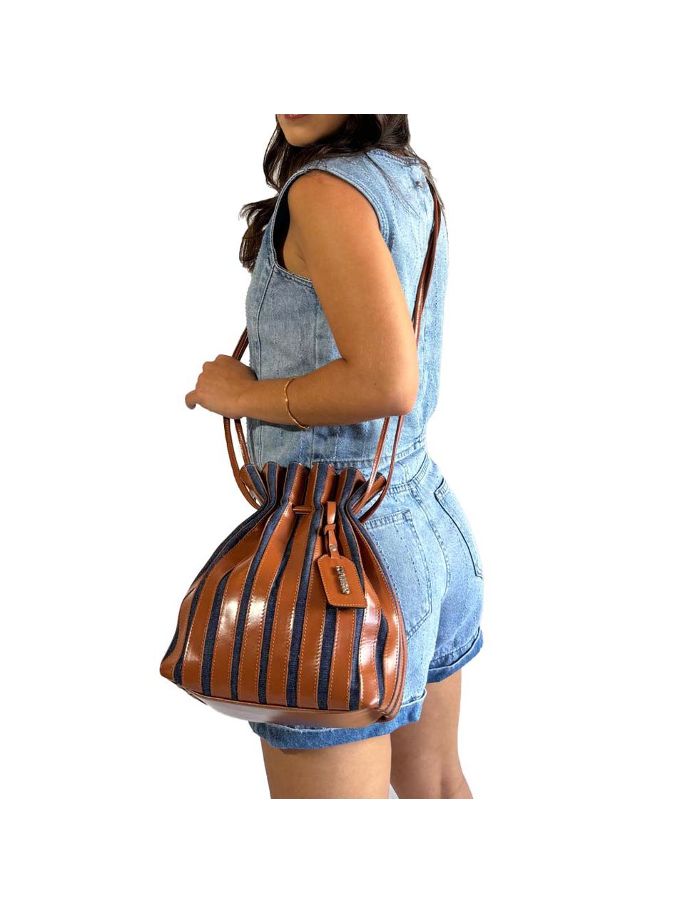 Bolsa de Couro Griffazzi Caramelo