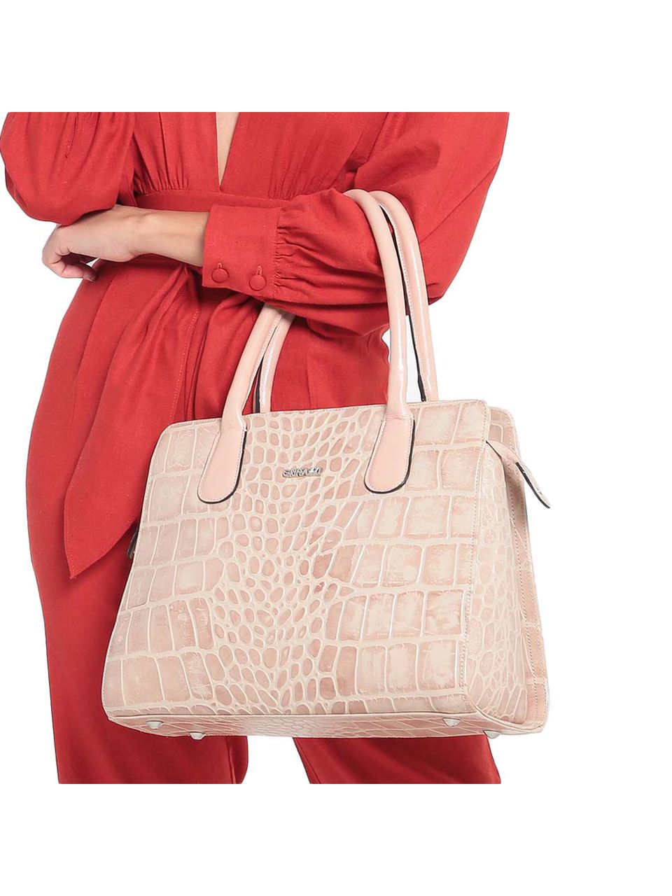 Bolsa de Couro Griffazzi Nude