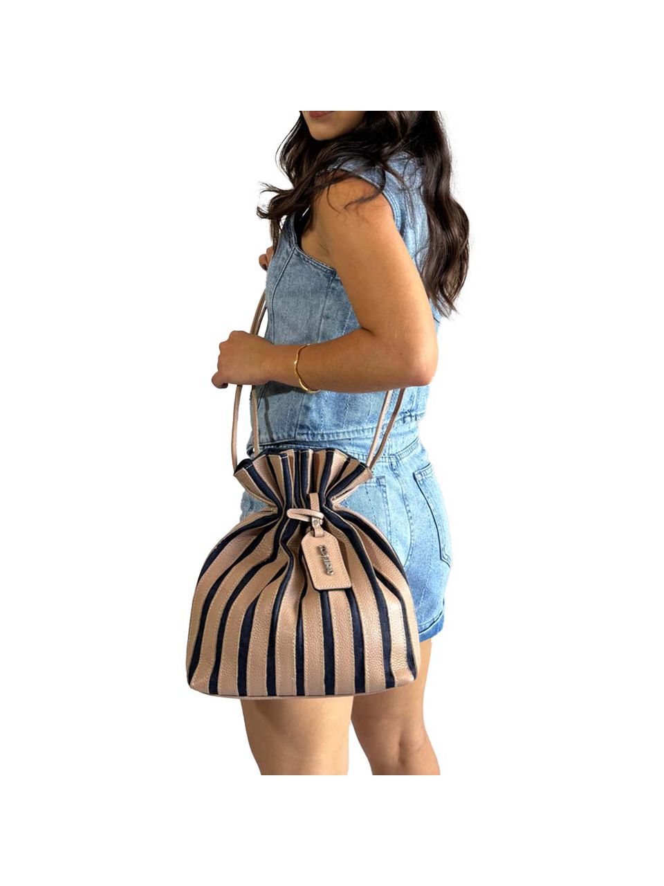 Bolsa de Couro Griffazzi Nude