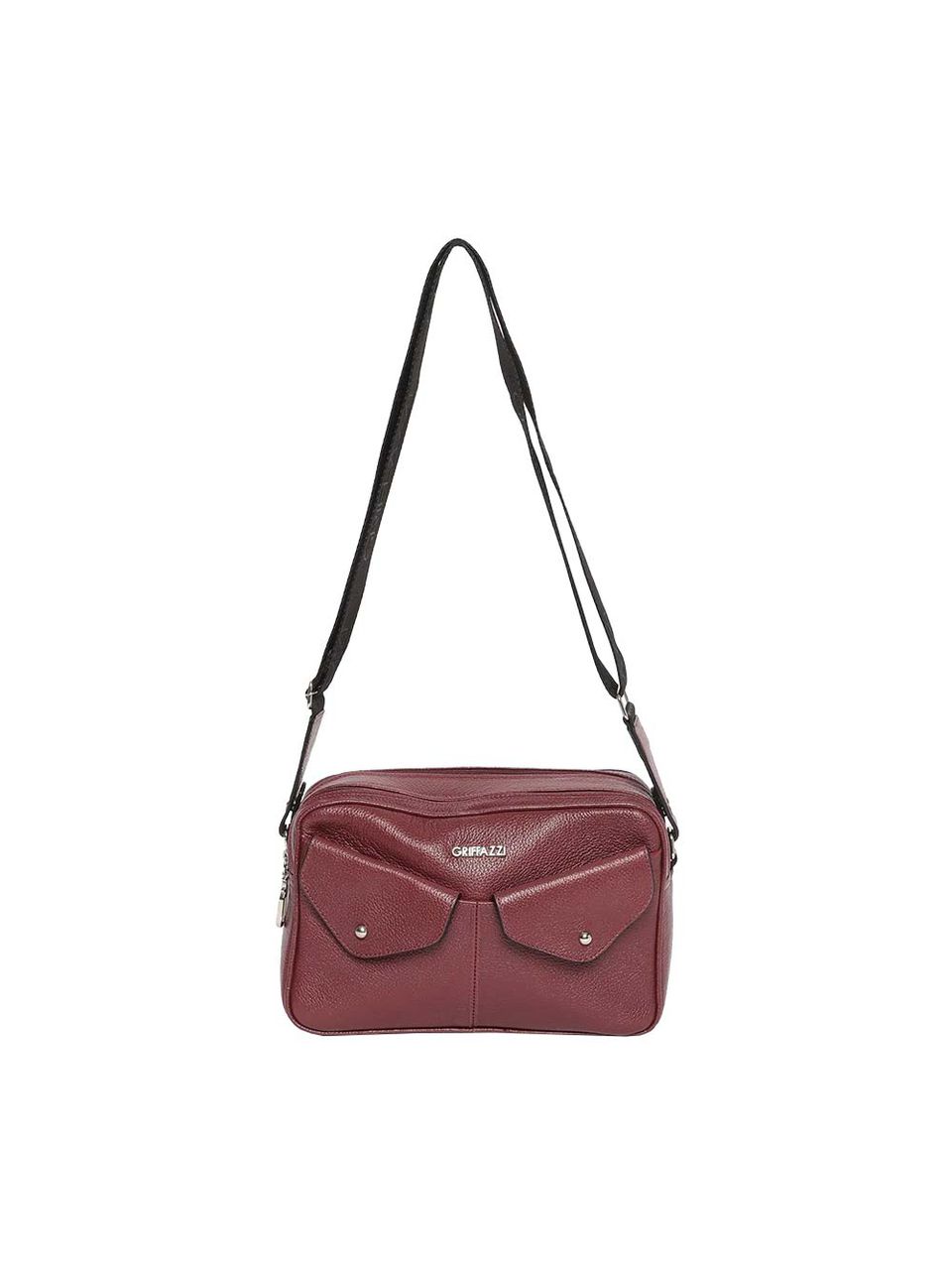 Bolsa de Couro Griffazzi Bordô
