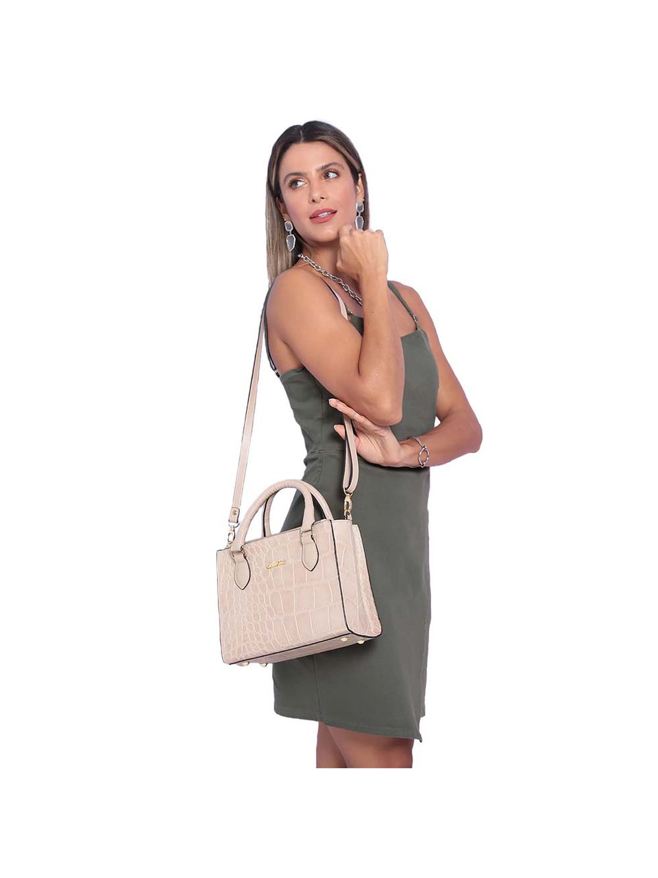 Bolsa de Couro Griffazzi Nude