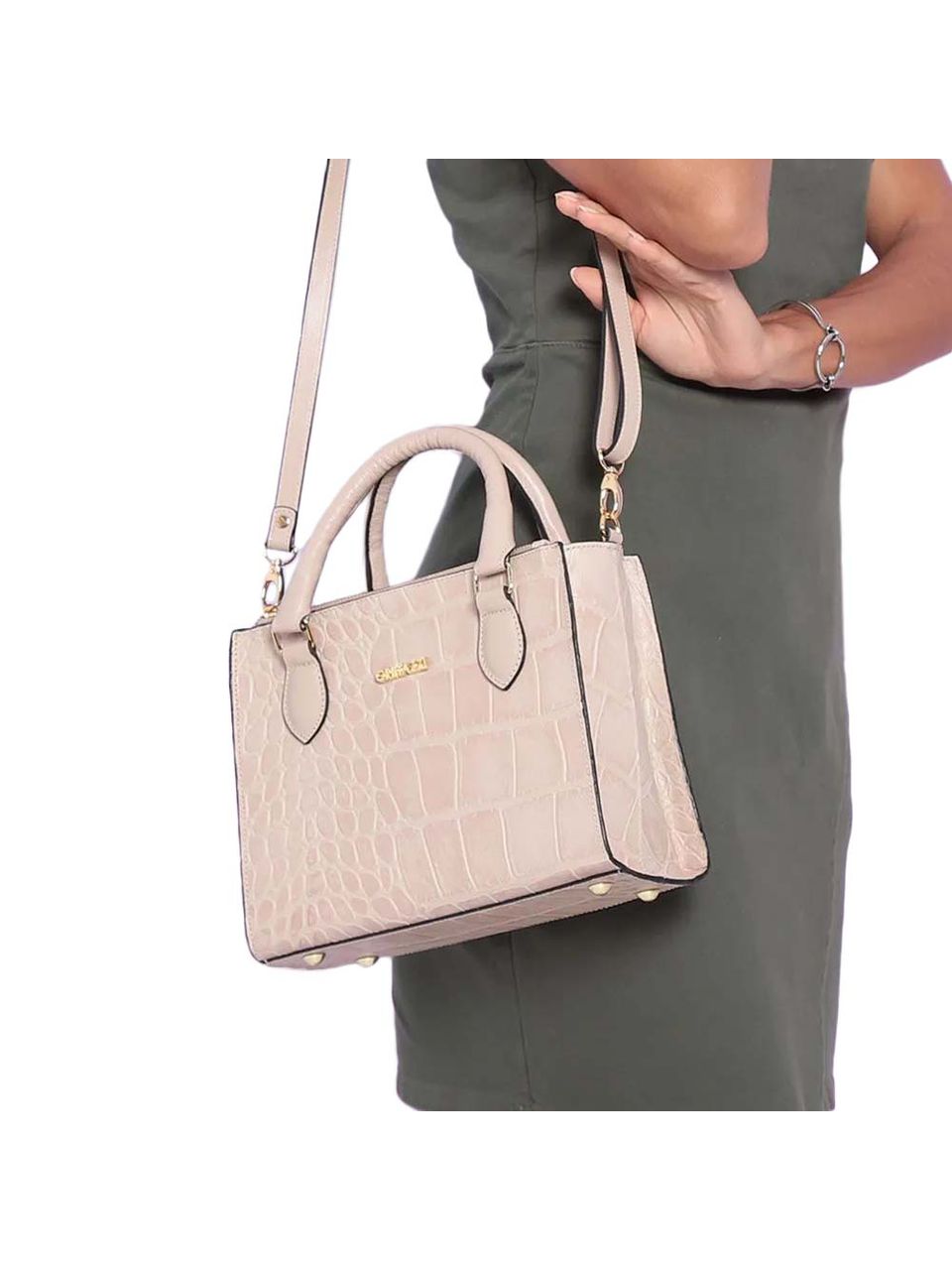 Bolsa de Couro Griffazzi Nude