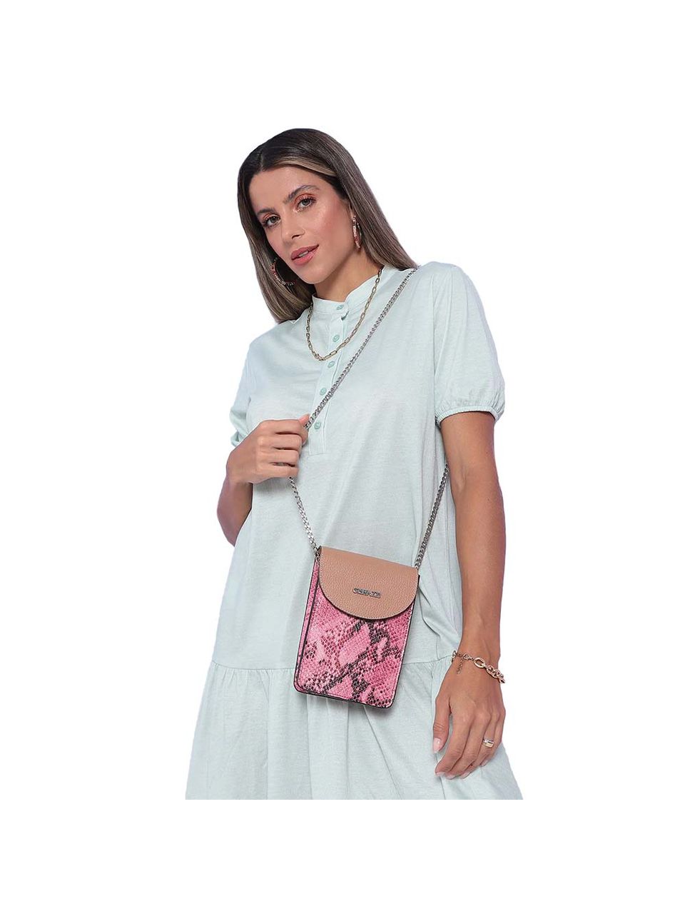 Bolsa de Couro Griffazzi Pink