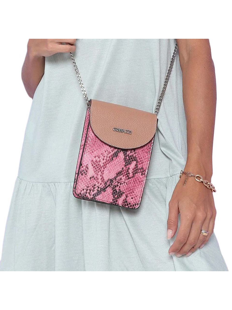 Bolsa de Couro Griffazzi Pink