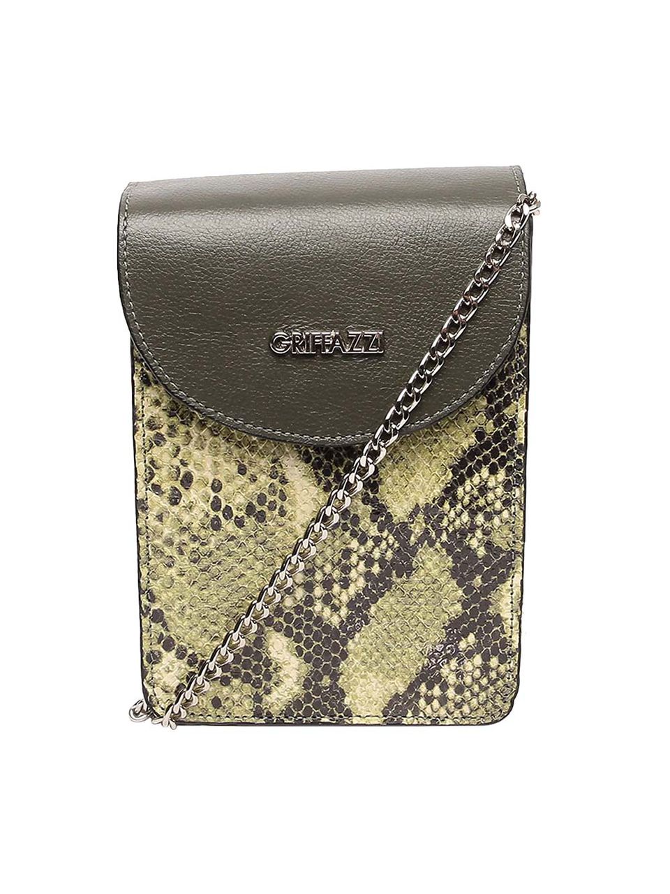 Bolsa de Couro Griffazzi Verde Oliva