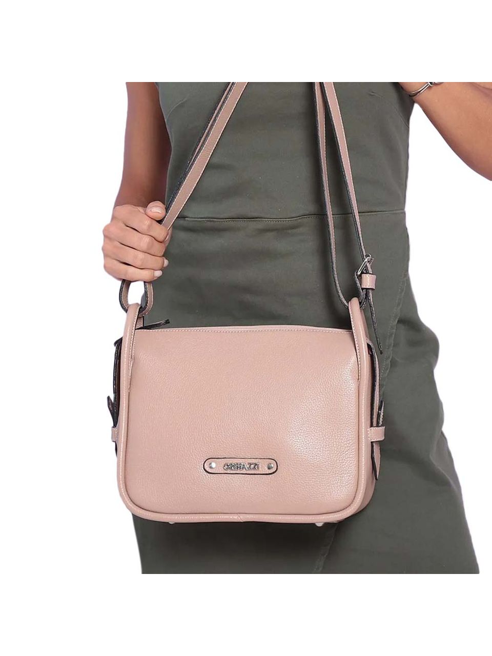 Bolsa de Couro Griffazzi Nude