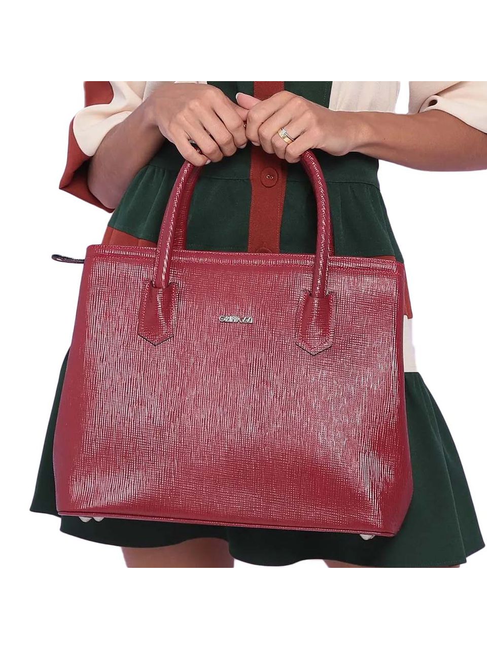 Bolsa de Couro Griffazzi Vermelha