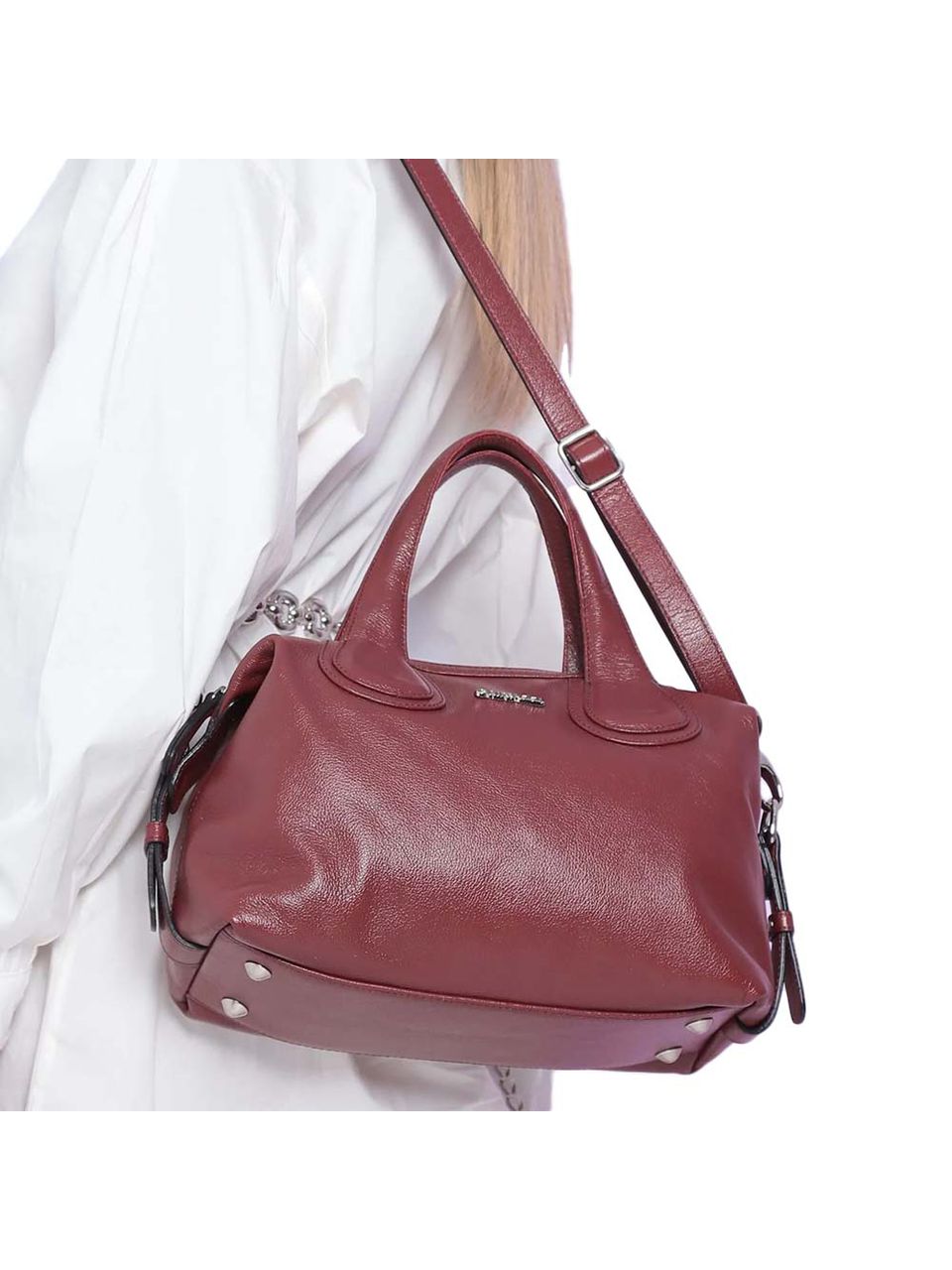 Bolsas Couro Griffazzi Bordô
