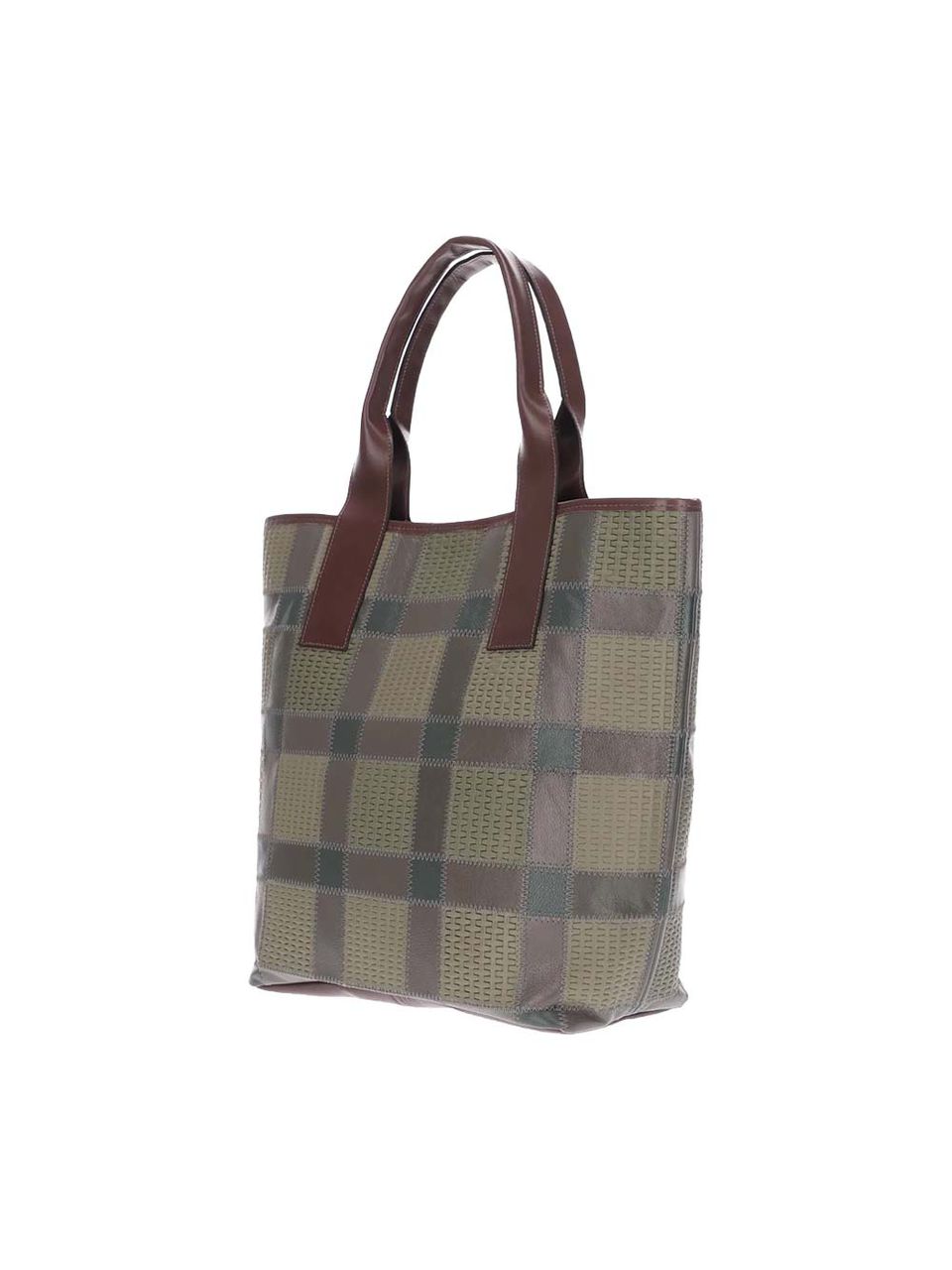 Bolsa Couro Griffazzi Shopping Bag Verde Oliva