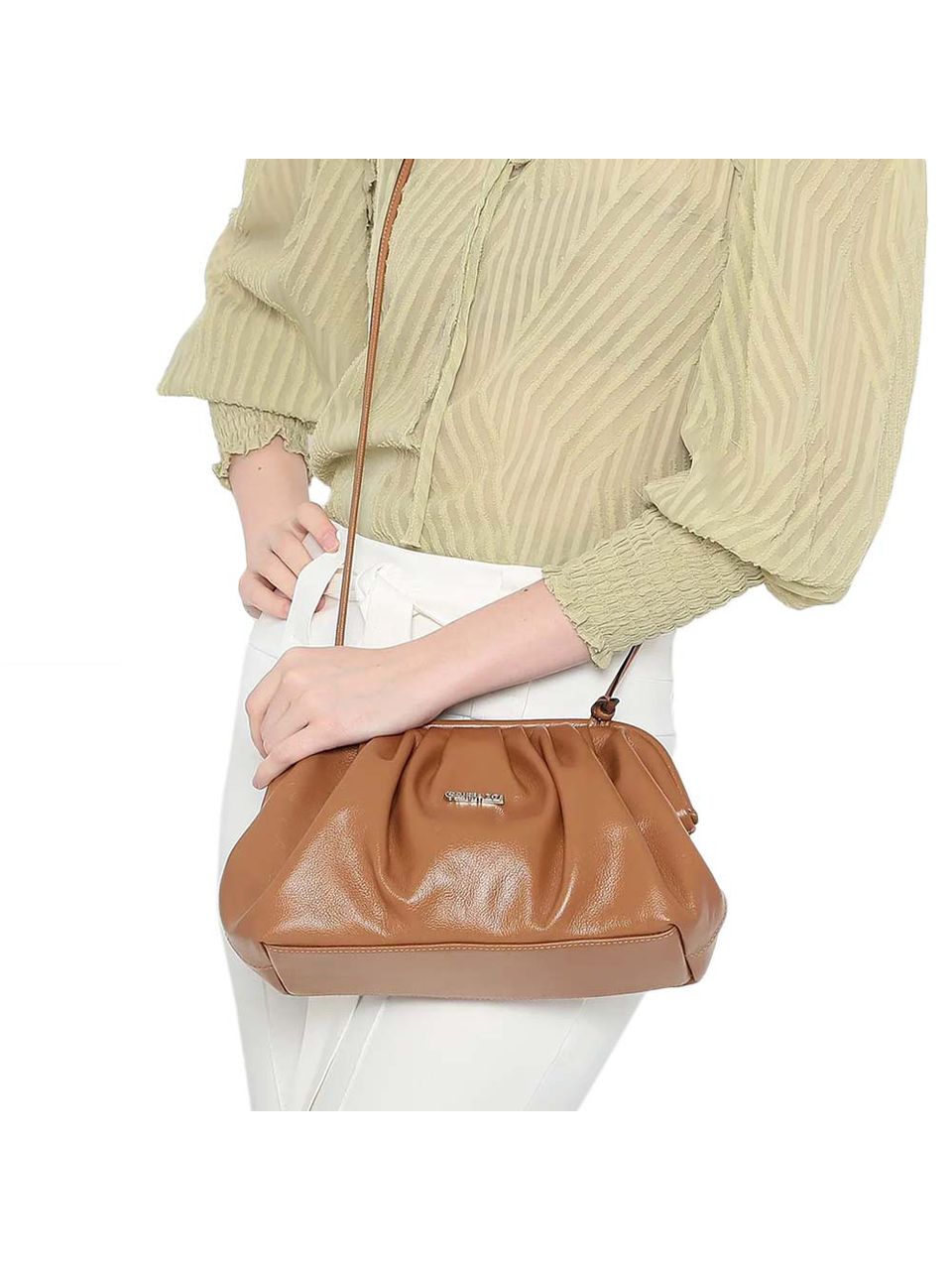 Bolsa de Couro Griffazzi Caramelo