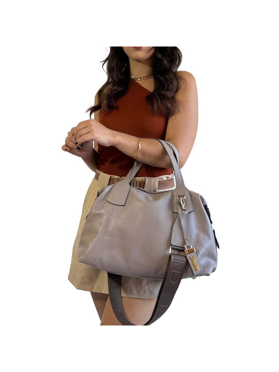 Bolsa de Couro Griffazzi Toddy