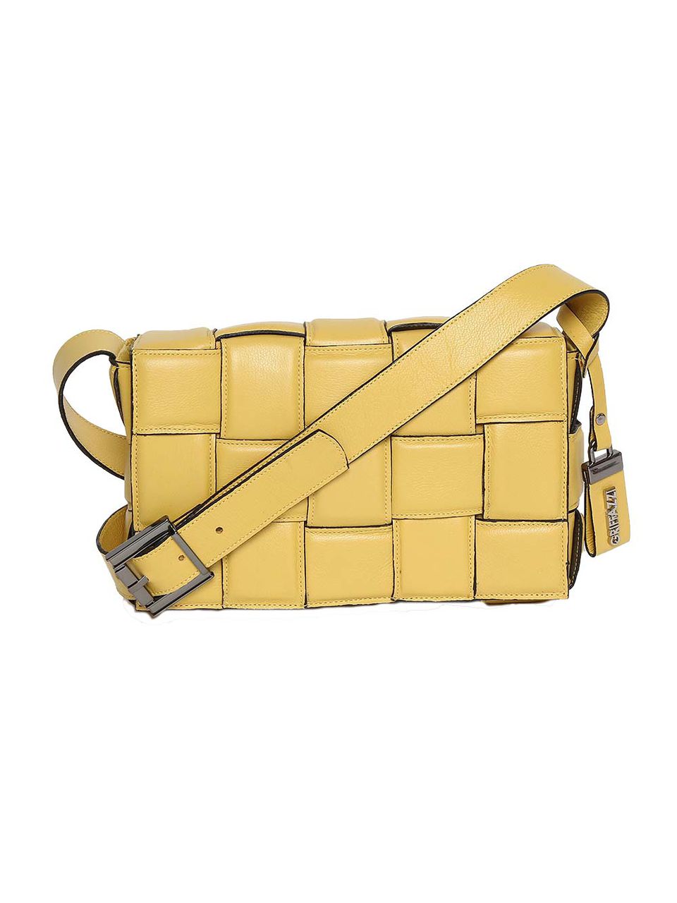Bolsa de Couro Griffazzi Amarelo