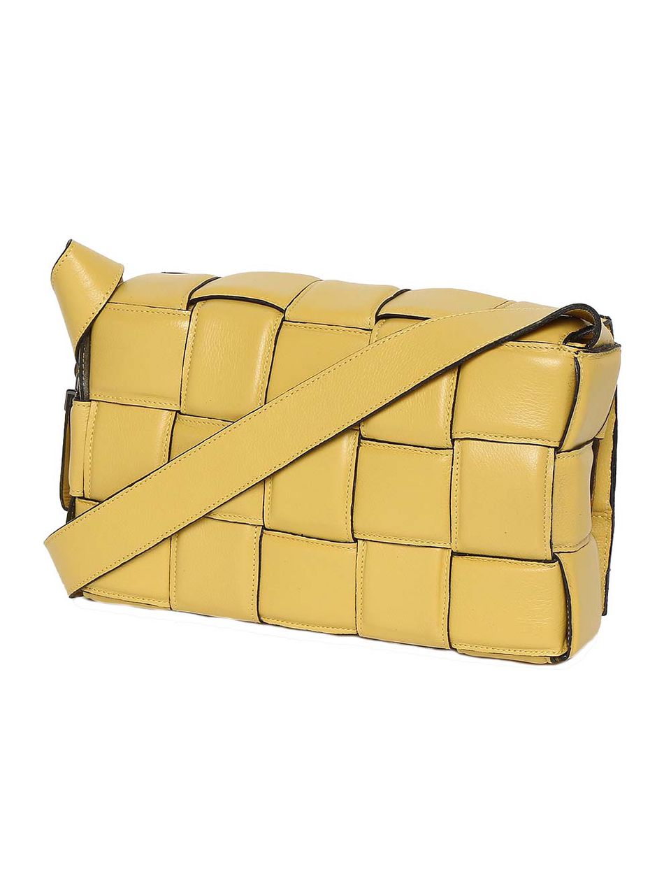 Bolsa de Couro Griffazzi Amarelo