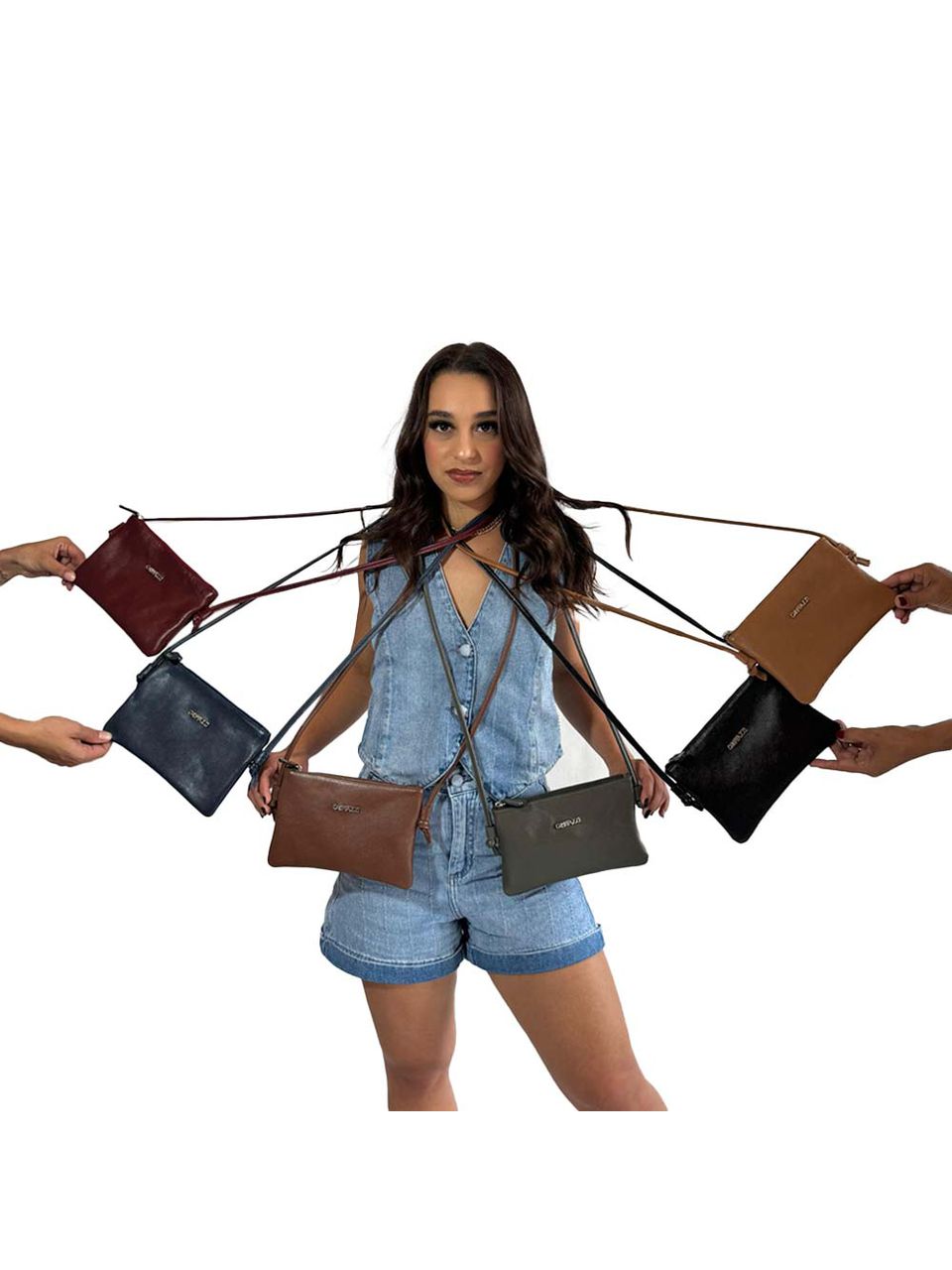 Bolsa de Couro Griffazzi Azul