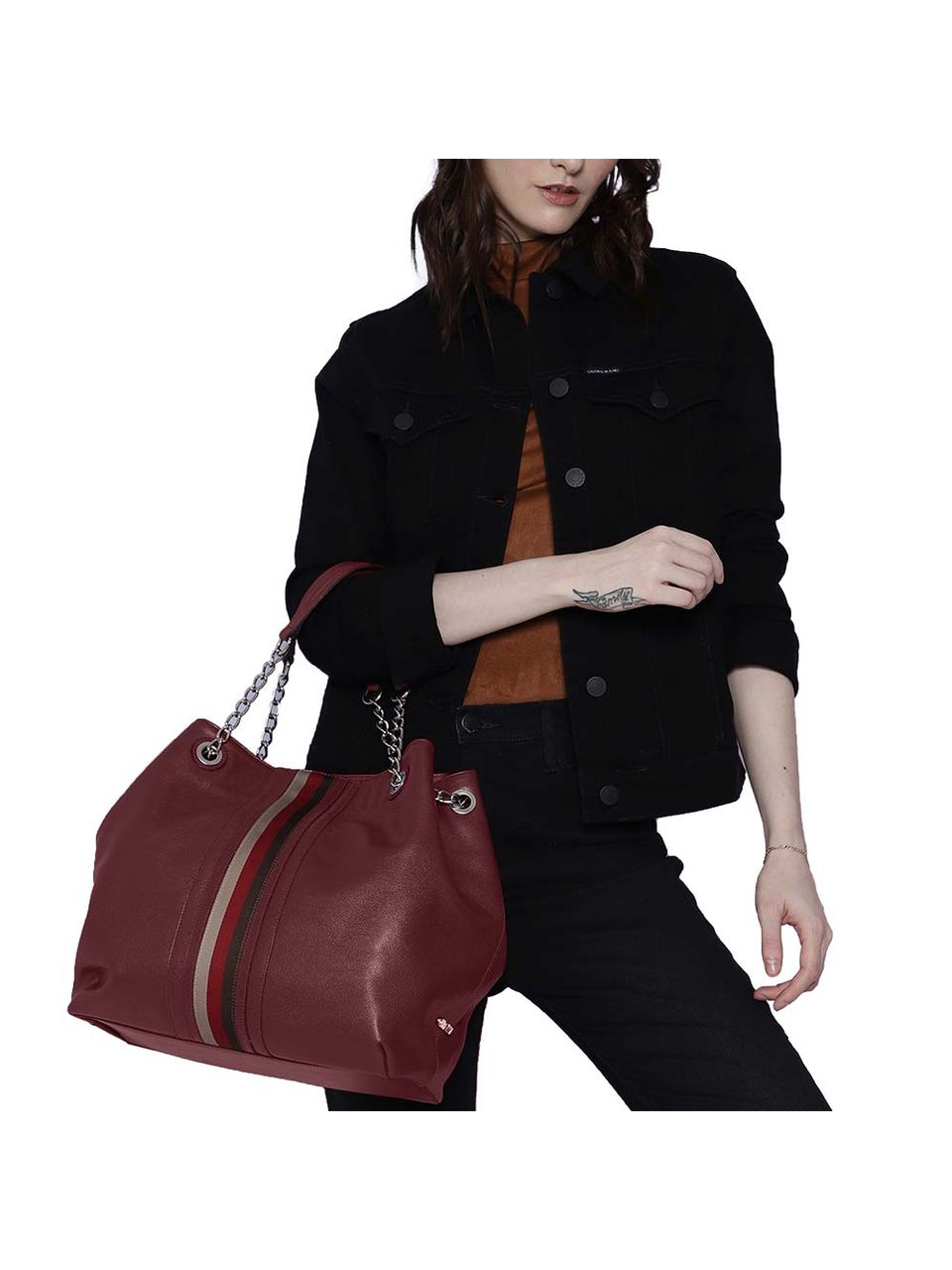 Bolsa de Couro Griffazzi Bordo
