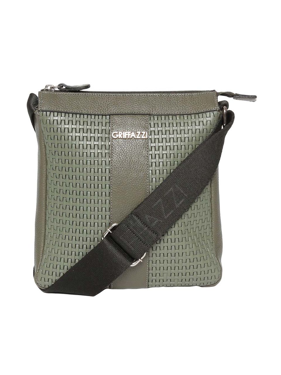 Bolsa de Couro Griffazzi Verde Militar