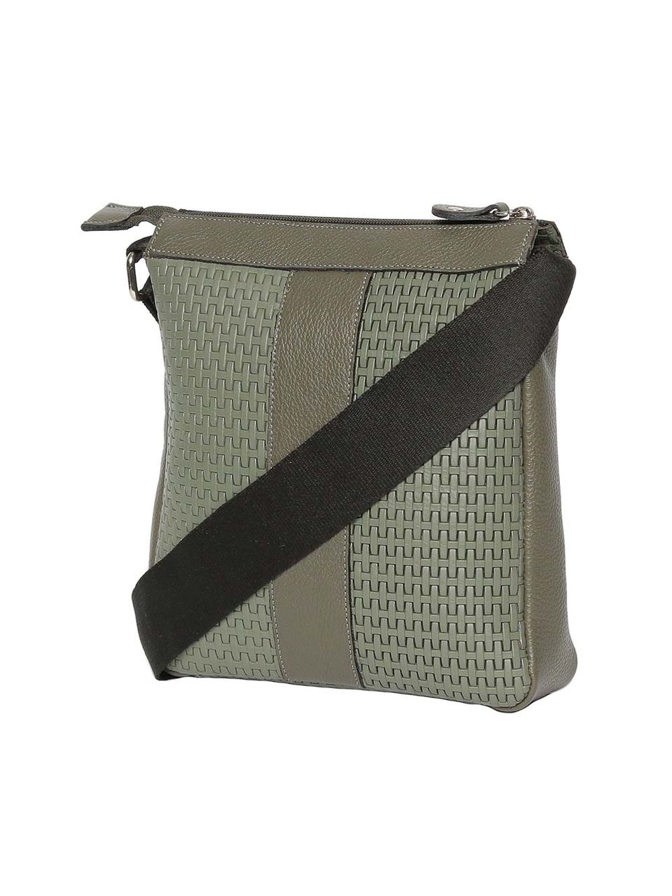 Bolsa de Couro Griffazzi Verde Militar