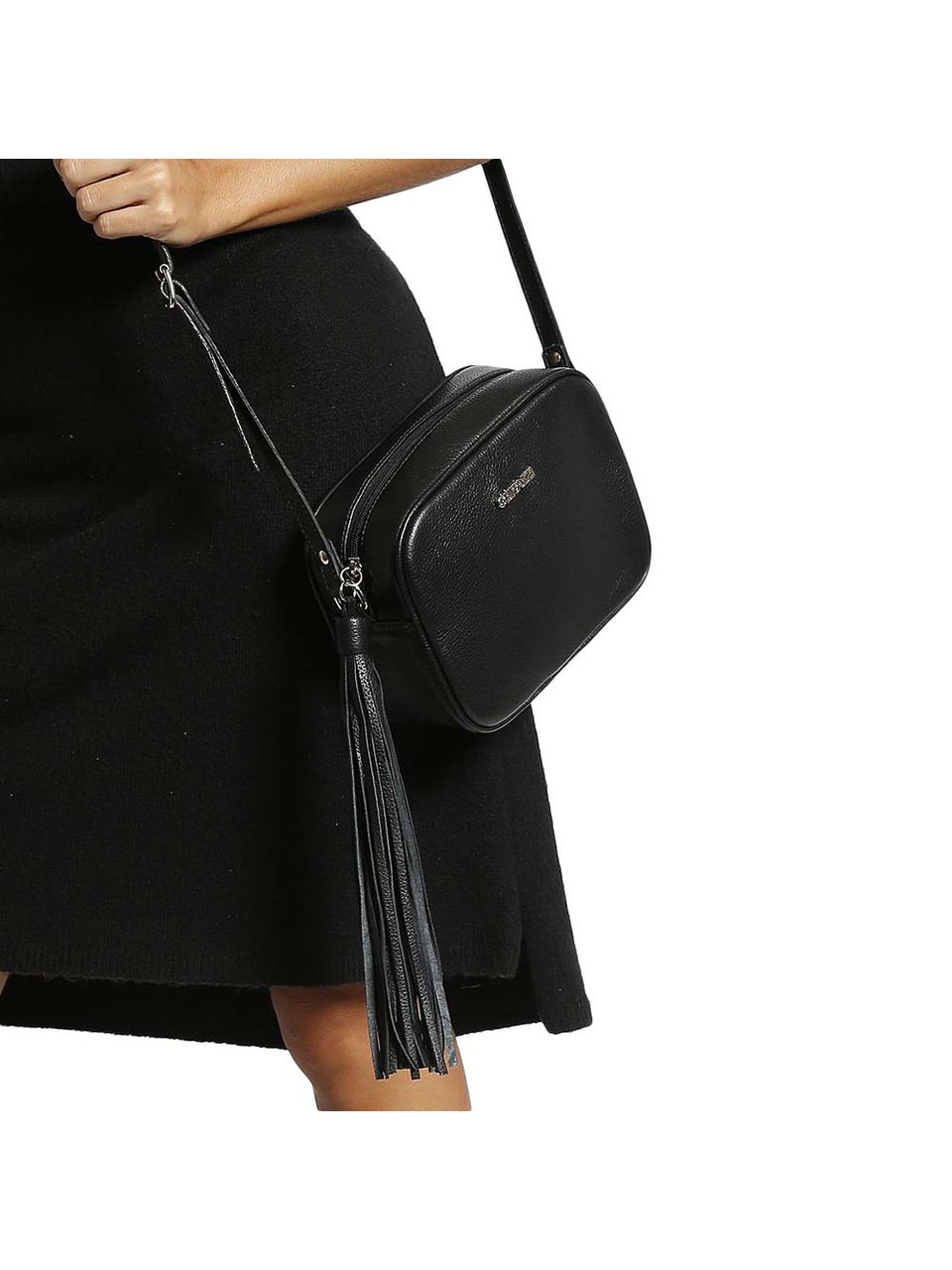 Bolsa de Couro Griffazzi Preta